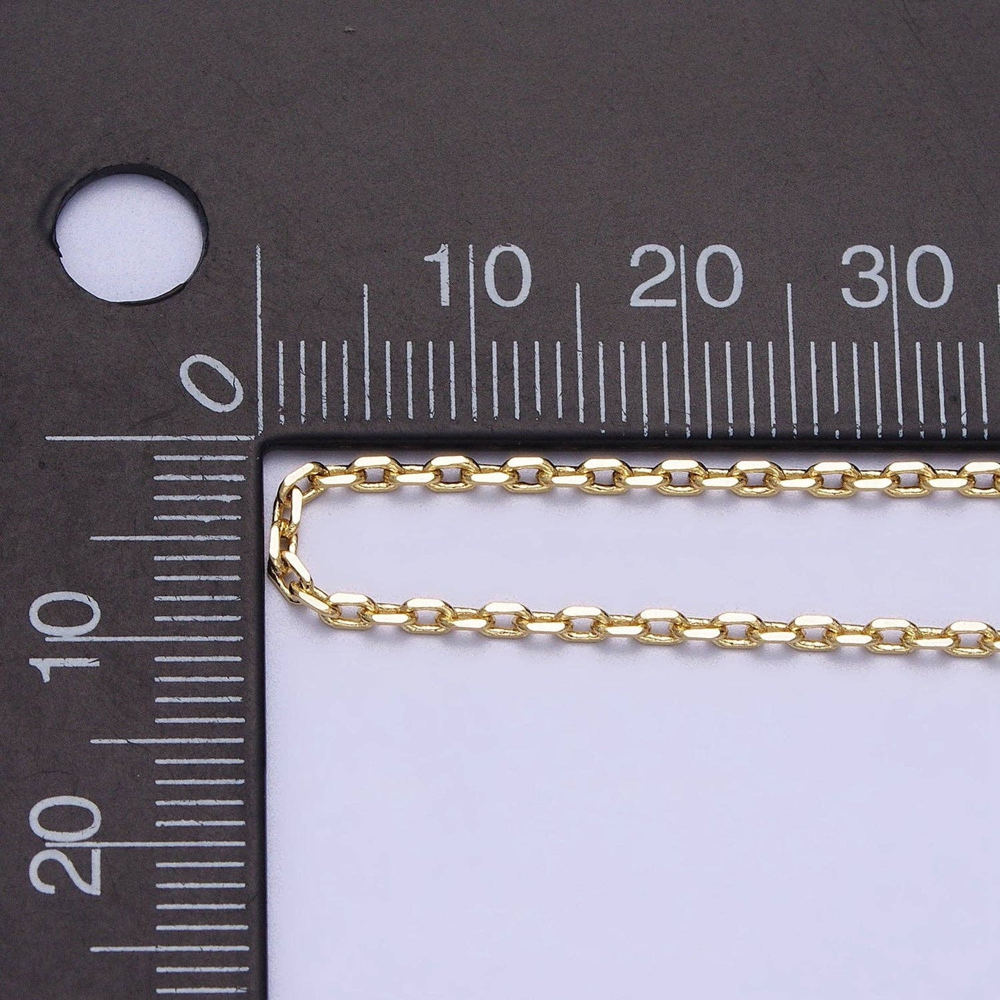 BLOWOUT 17.5"/20" Gold Plated 1.8mm Cable Chain Necklace: 20 inch