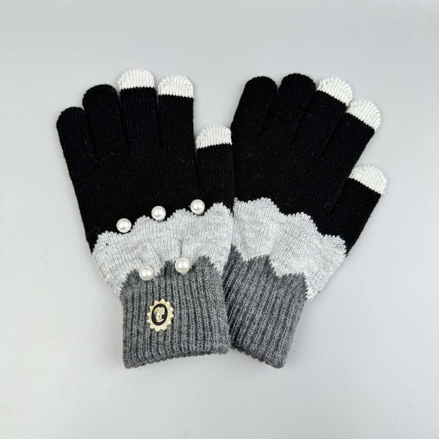 Pearl Color Matching Touch Screen Gloves