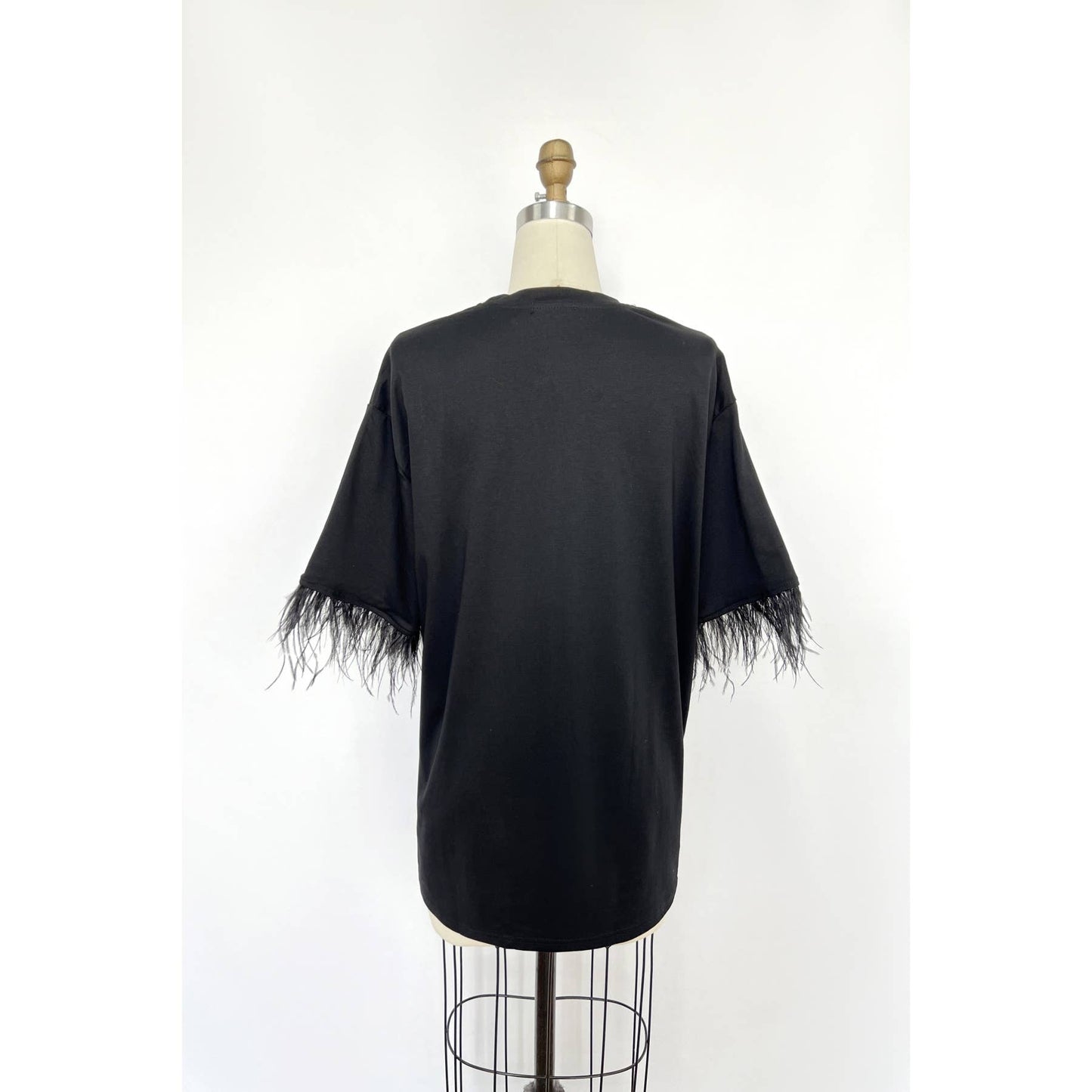 Fireworks Graphic Embellished Tunic Top: BLACK / ONE SIZE