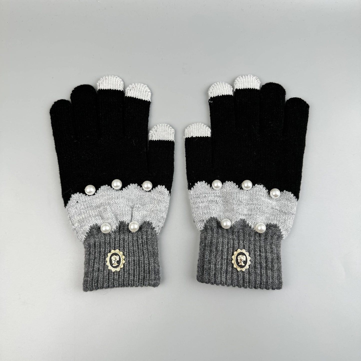 Pearl Color Matching Touch Screen Gloves