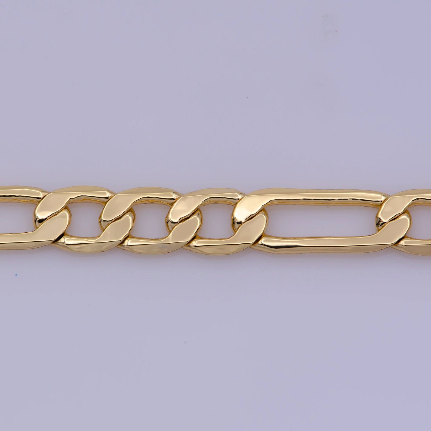 Clearance Pricing BLOWOUT 24K Gold Filled 3.5mm Figaro 18 Inch Layering Chain Necklace | WA-369