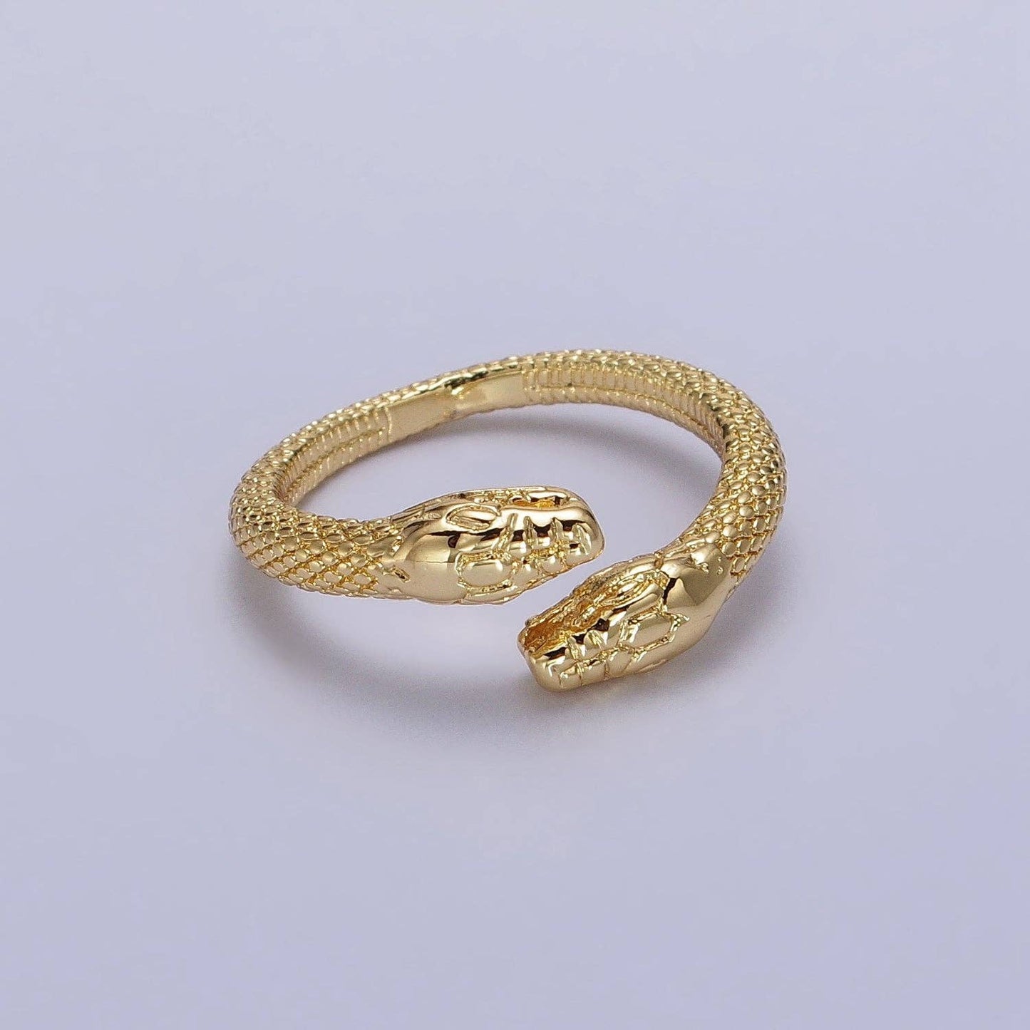 Dainty Gold Snake Ring, Adjustable Serpent Rings for Women Y-569