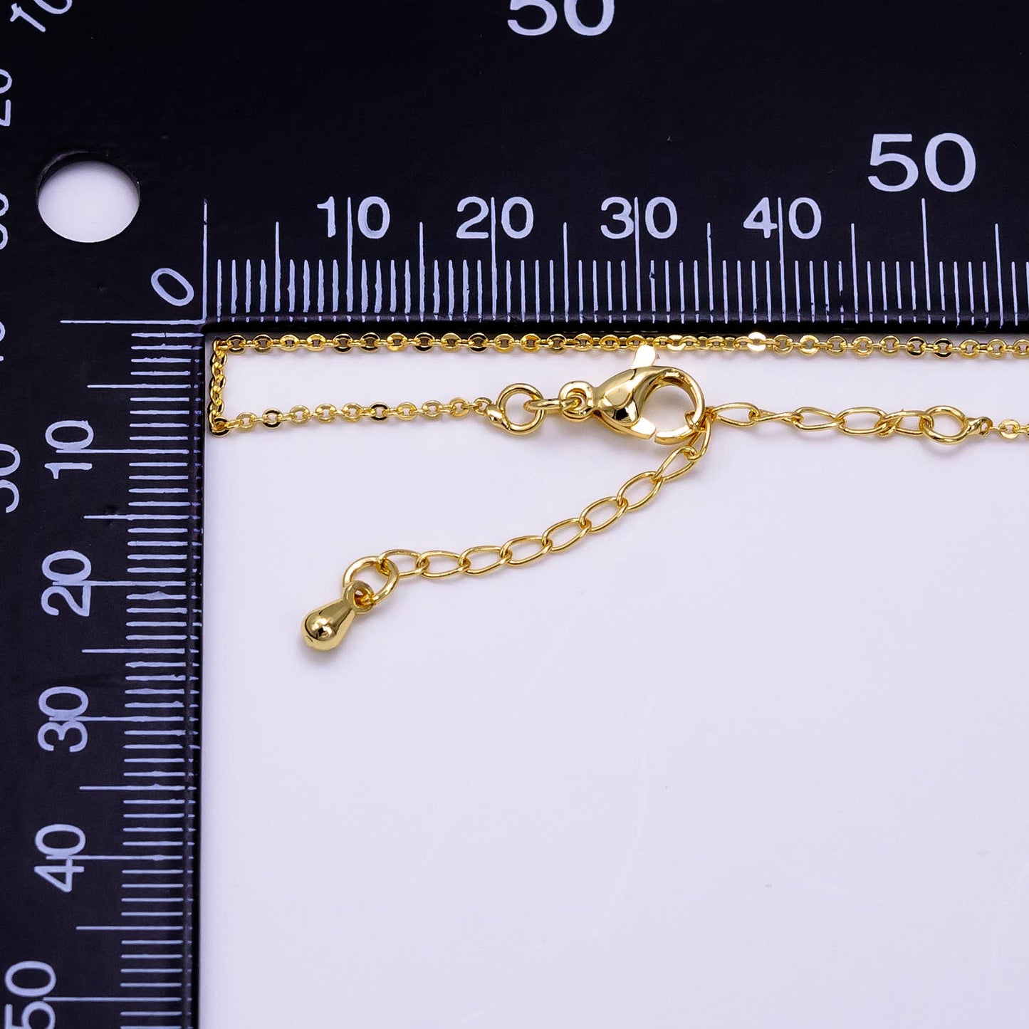 14K Gold Filled 1mm Cable Chain 18 Inch Necklace
