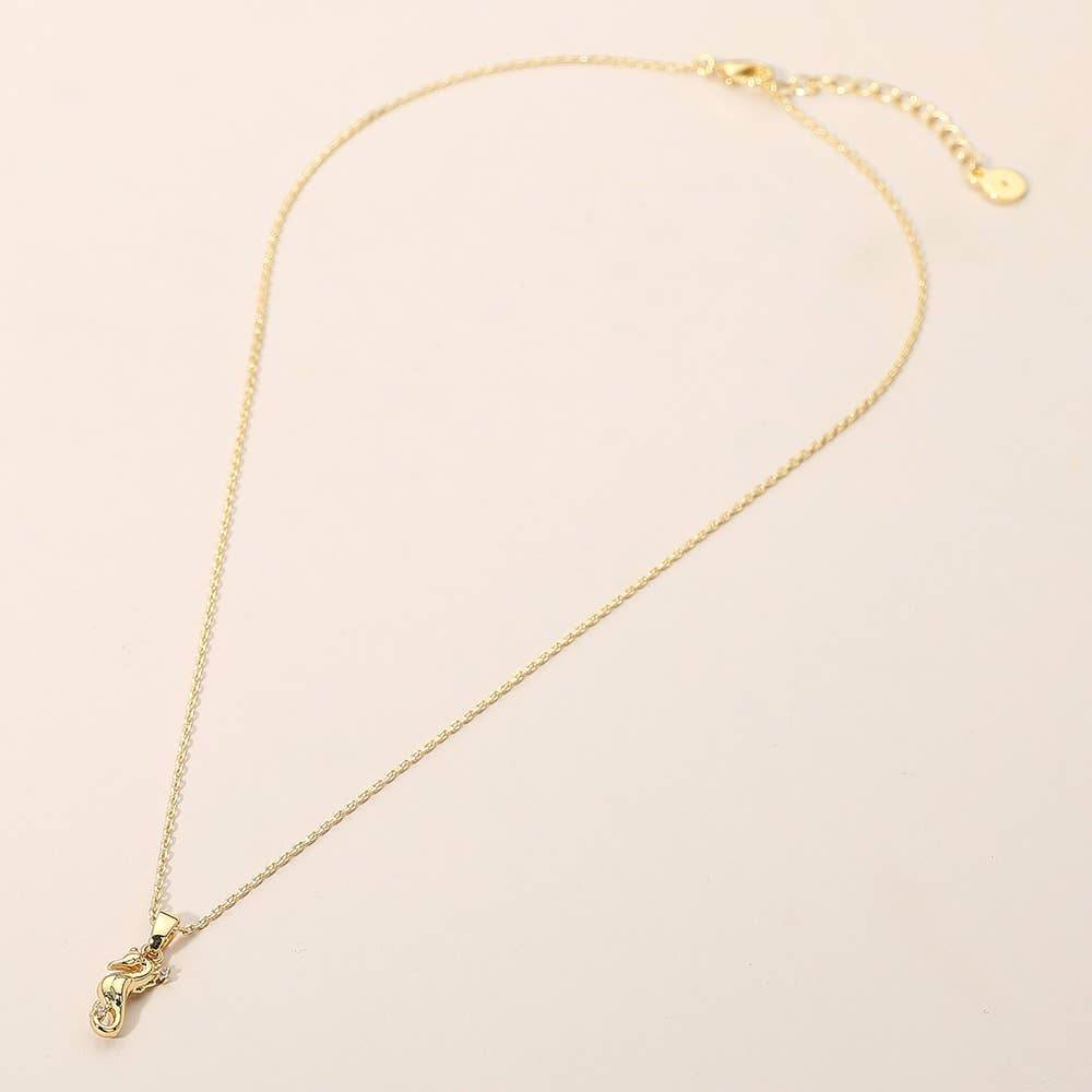14K Gold Dipped CZ Stone Bezel Cross Pendant Necklace: Gold