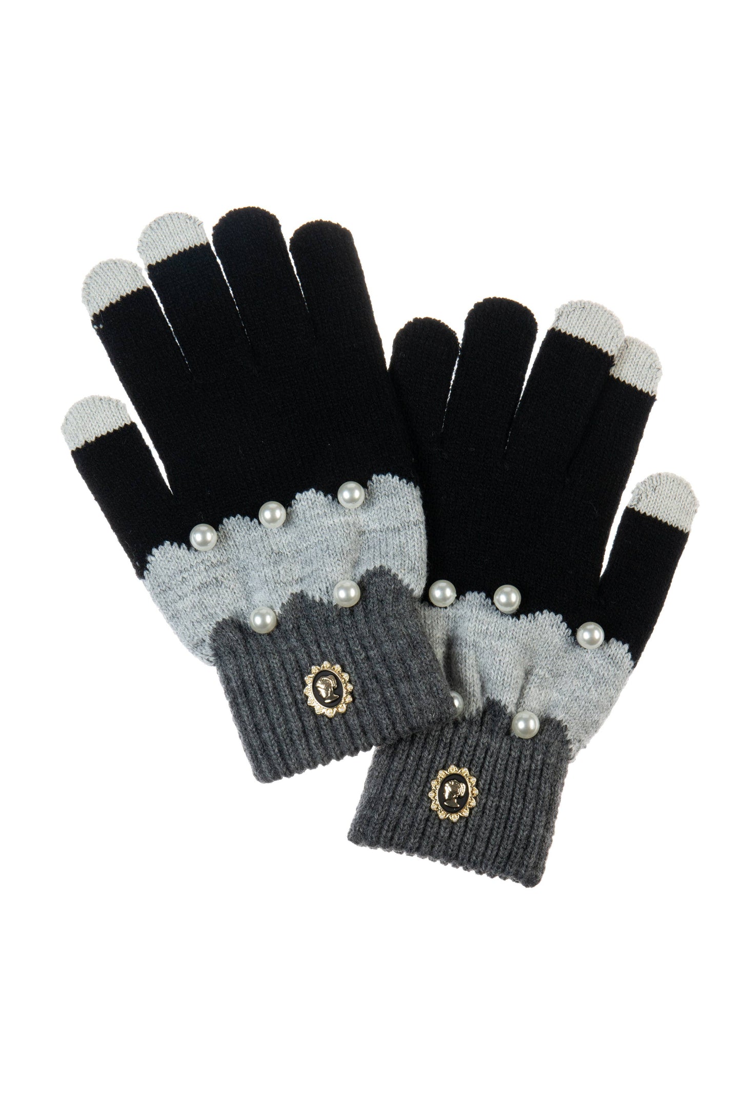 Pearl Color Matching Touch Screen Gloves