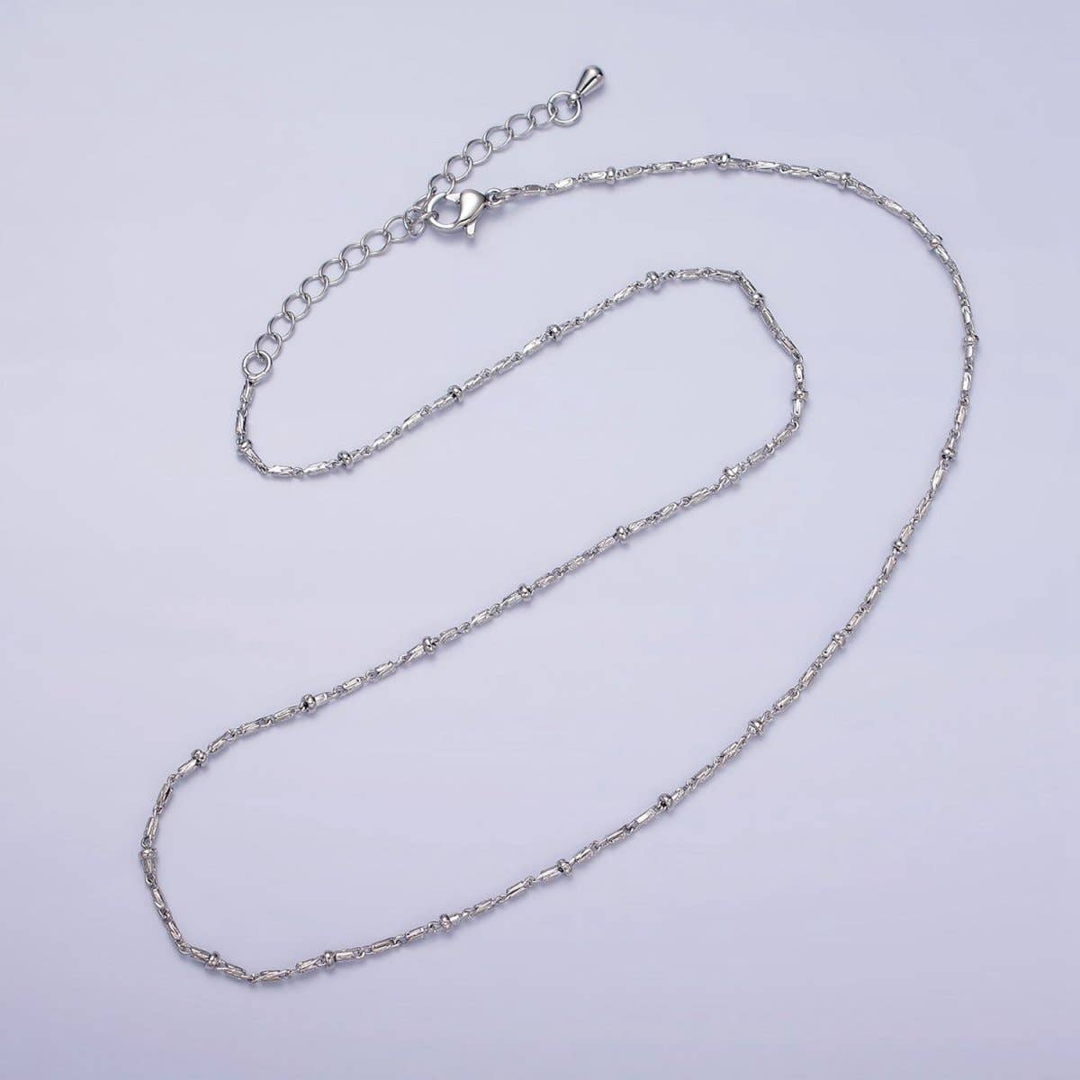 24K Gold Filled Tube Chain With Gold Beads For Wholesale Necklace Dainty Satellite Chain Jewelry Making Supplies | WA-1857 WA-1858 Clearance Pricing: Gold